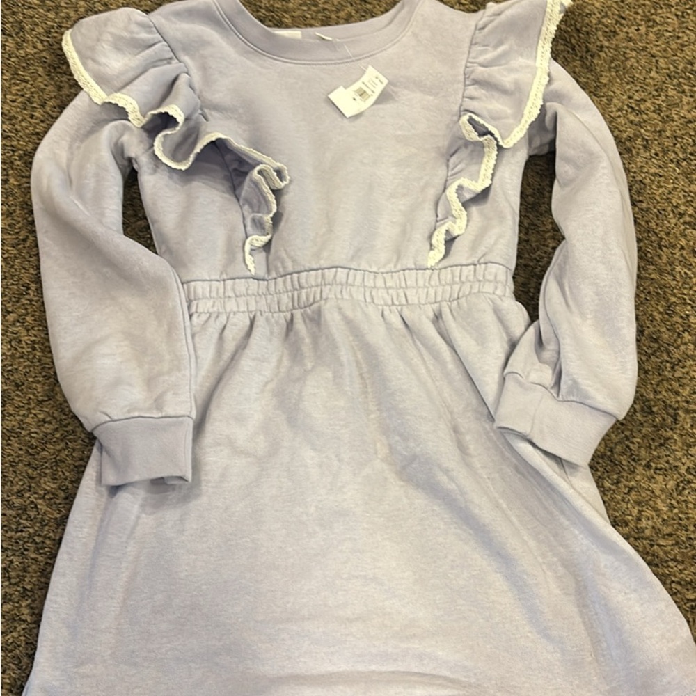 GAP Light Purple Ruffle Dress